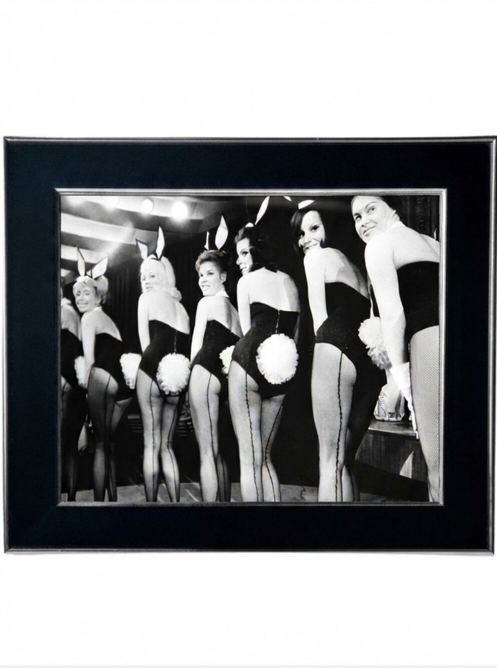 Playboy Bunny Club Vintage playboy hugh hefner  60s Framed Photo Print Retro Art